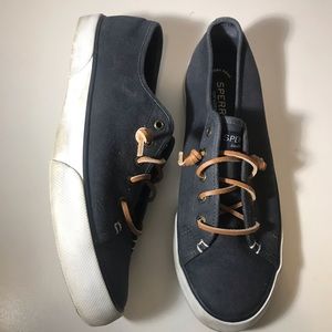 Navy Blue Sperry Size 8.5